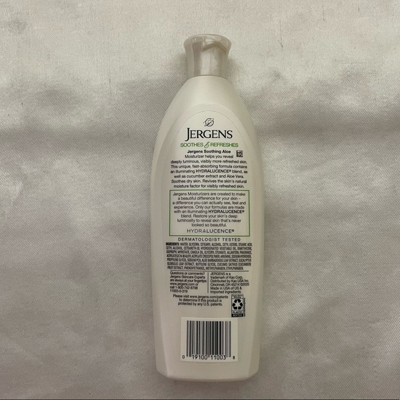 NEW Jergens soothing aloe refreshing moisturizer 10oz - Picture 2 of 2